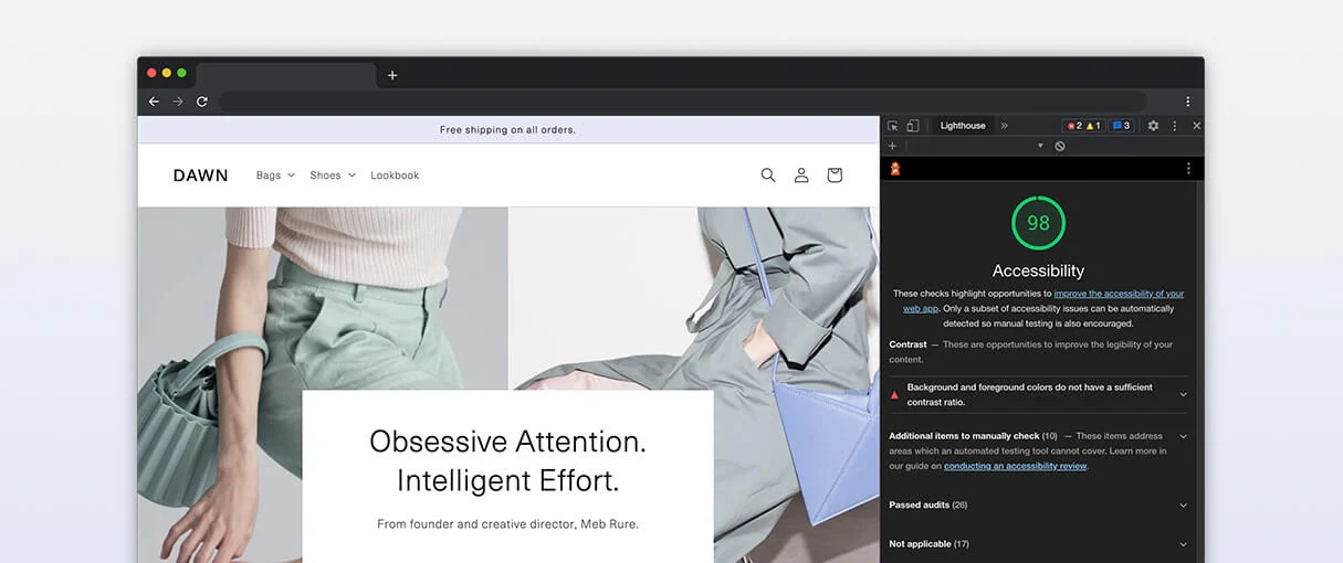 Shopify Theme Store: Hinweise zu Accessibility-Anforderungen